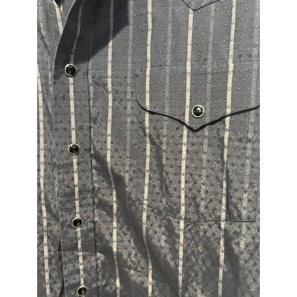 Panhandle Slim Western Pearl Snap Button Up Shirt - Size L - Picture 2 of 5